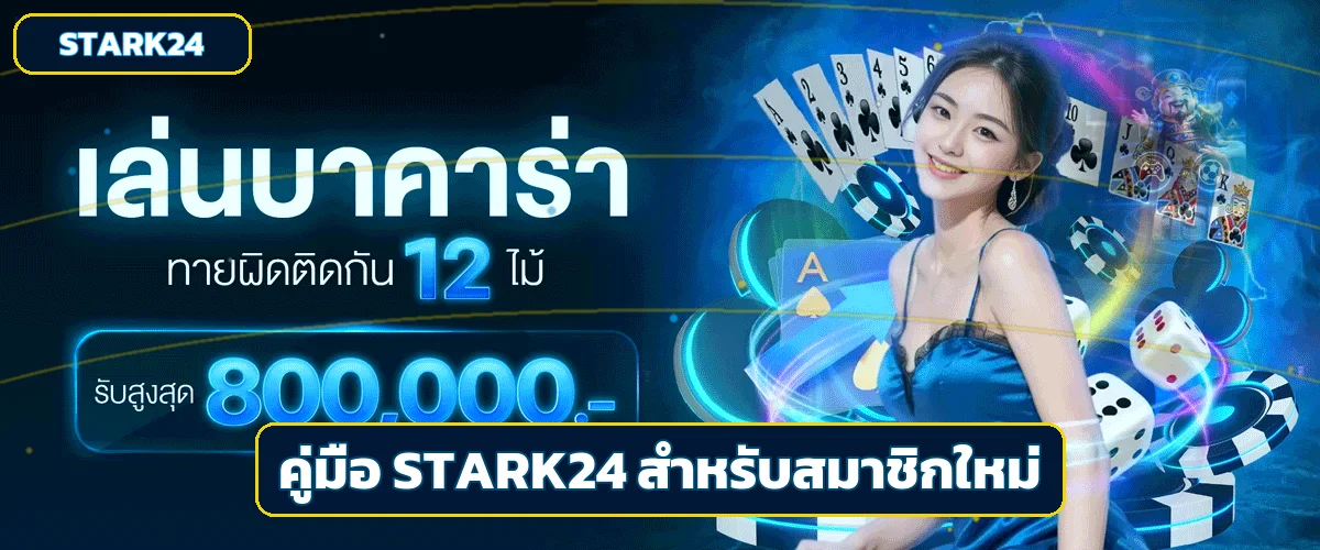 STARK24 คู่มือสมาชิกใหม่ สมัคร เข้าระบบ ฝากถอน